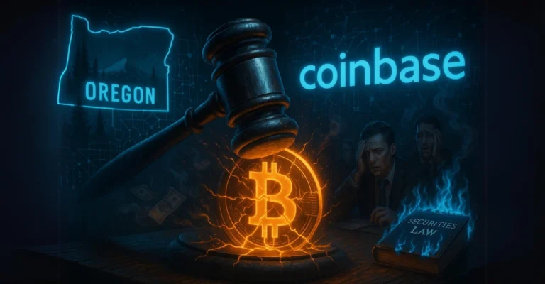 Oregon Sues Coinbase Over Unregistered Crypto Securities