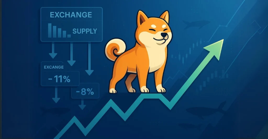 SHIBA Inu Stability Hints at Recovery as Exchange Supply Drops