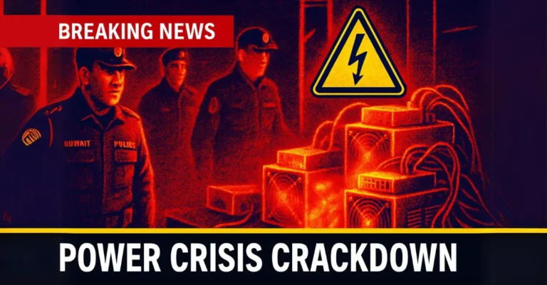 Kuwait Shuts Down Illegal Crypto Mining Operations Amid Power Crisis a